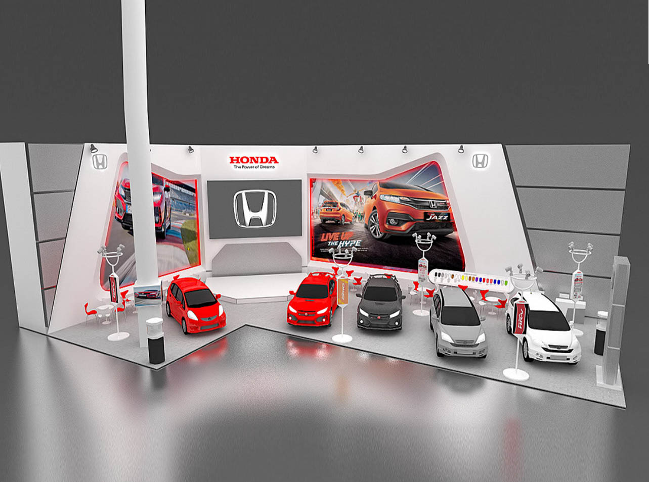 汽車展臺設(shè)計